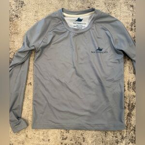 Southbound Gray Long Sleeve Performance Shirt